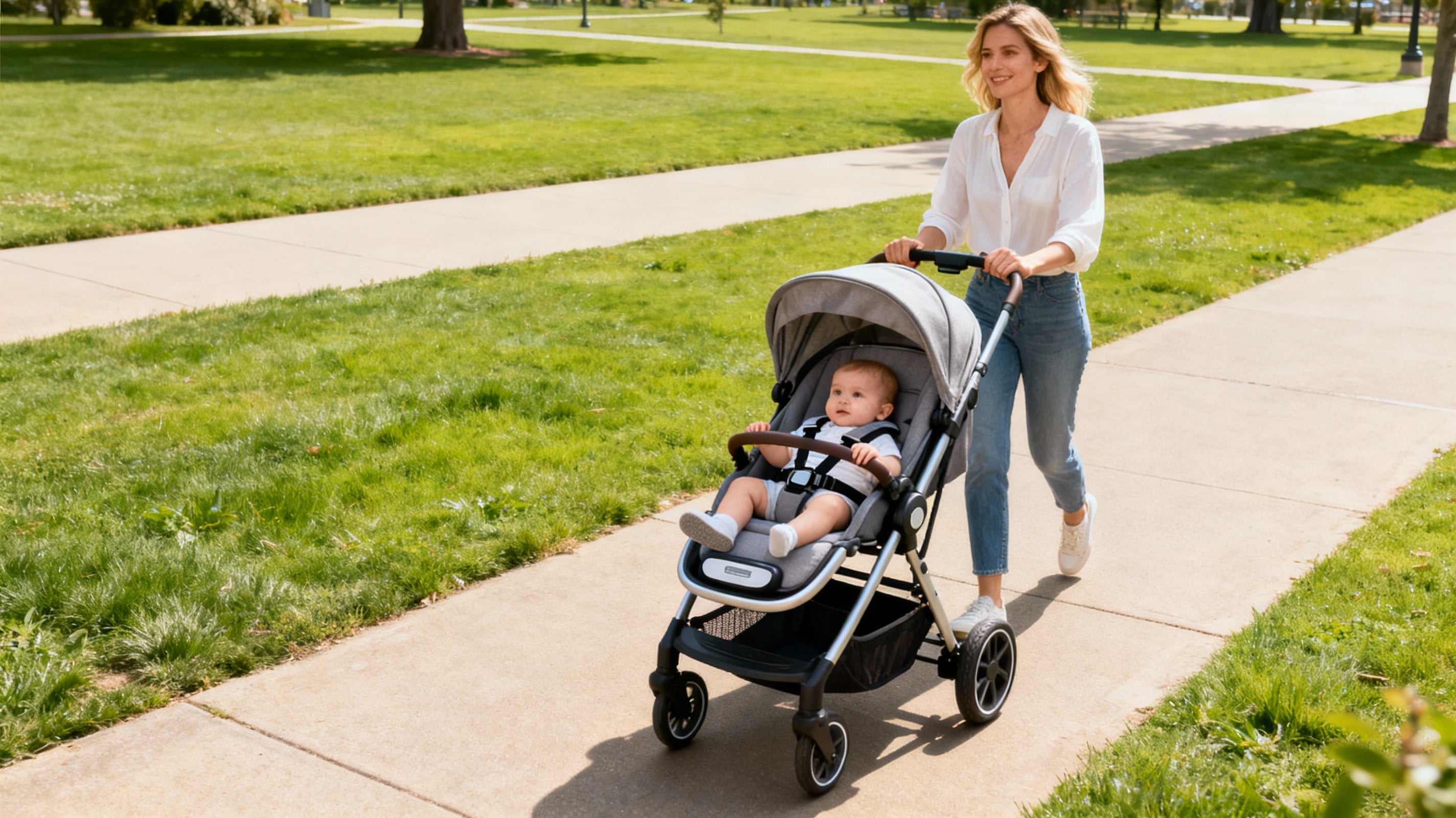 maxi cosi pink Maxi-Cosi Combi 3-in-1 Doll's Pram - Smoby