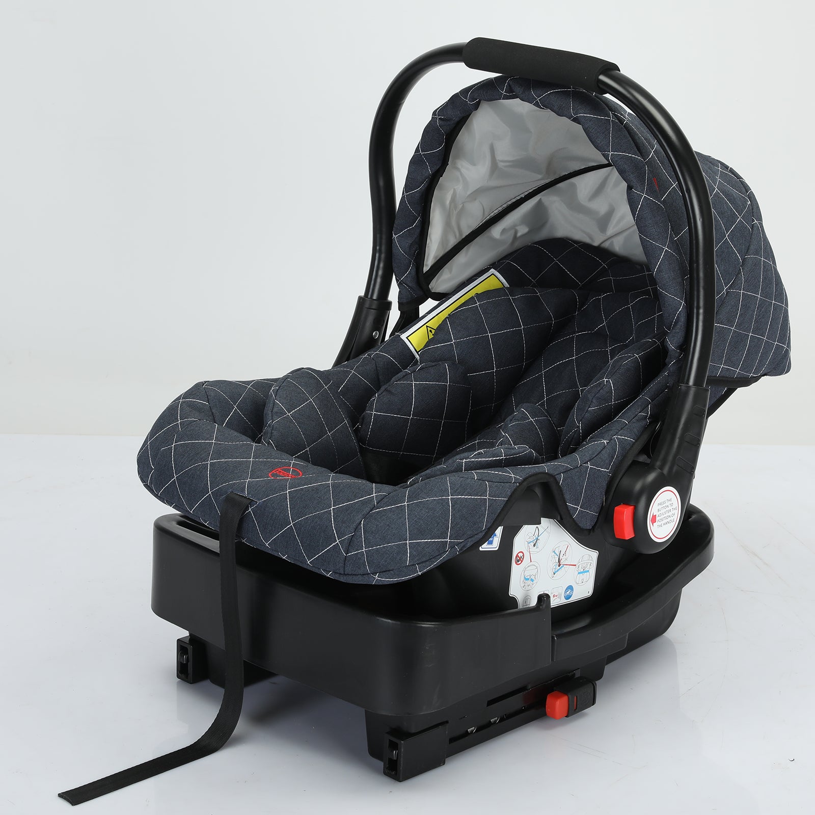 Sianldcone Travel System Stroller - Comfortable Safety Car Seat and Base Blue