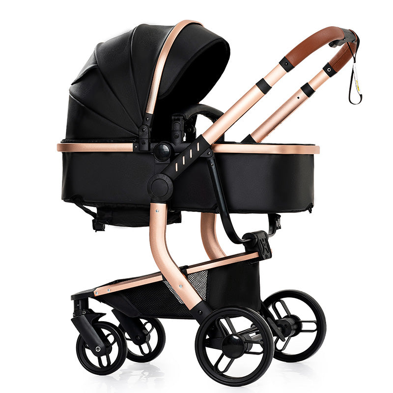 Sianldcone 3 in 1 Stroller - Reinforced Aluminum Frame & Sturdy Handle