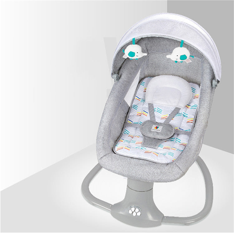Sianldcone HR Electric Baby Bouncer with Canopy and Toys