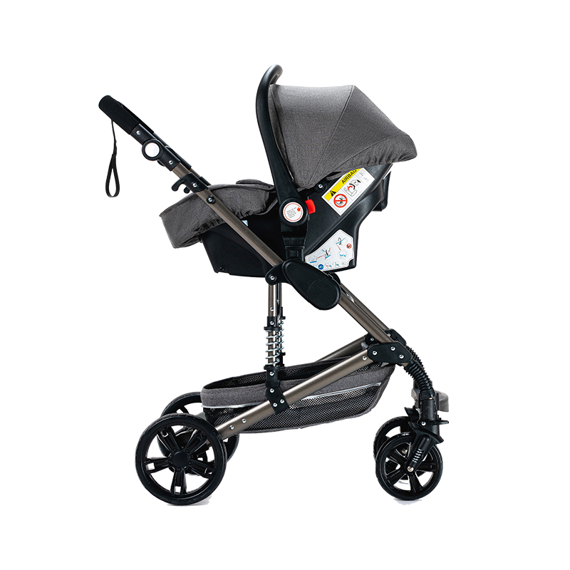 Sianldcone R739 3-in-1 Stroller and Car Seat Combo - grey
