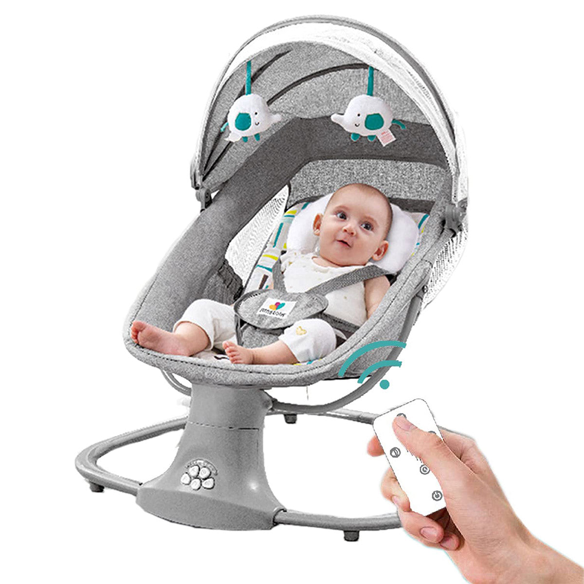 Sianldcone HR Electric Baby Bouncer with Remote Control