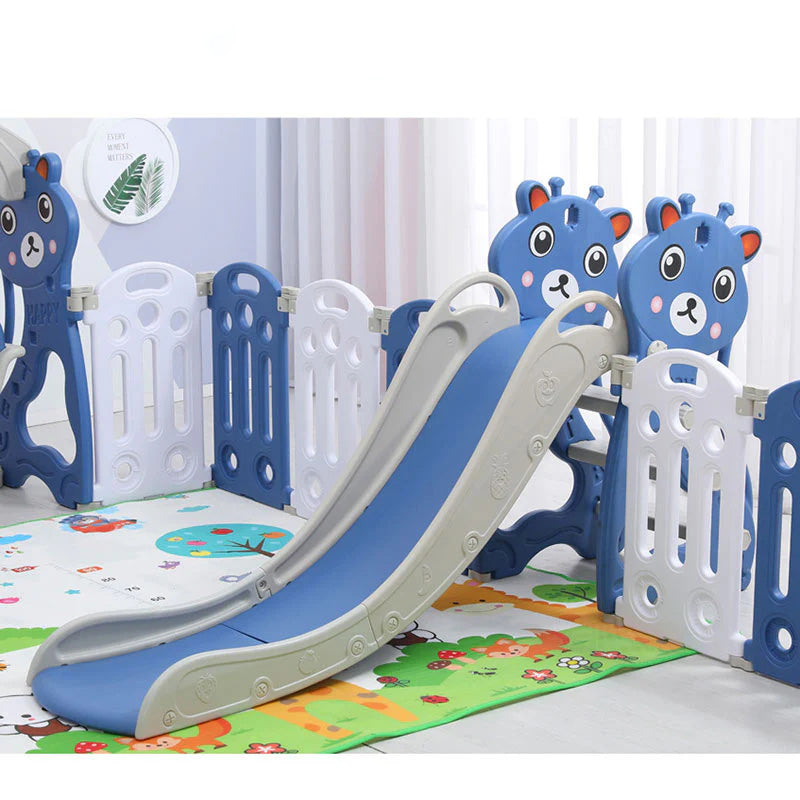 Sianldcone WLC Baby Playpen Set, integrated slide