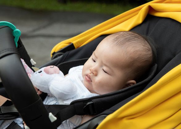 Can baby sleep in stroller?