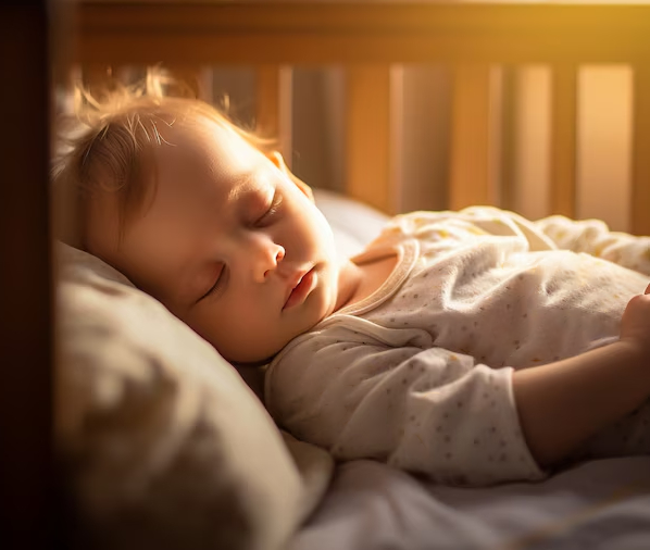 Where should a newborn baby sleep?