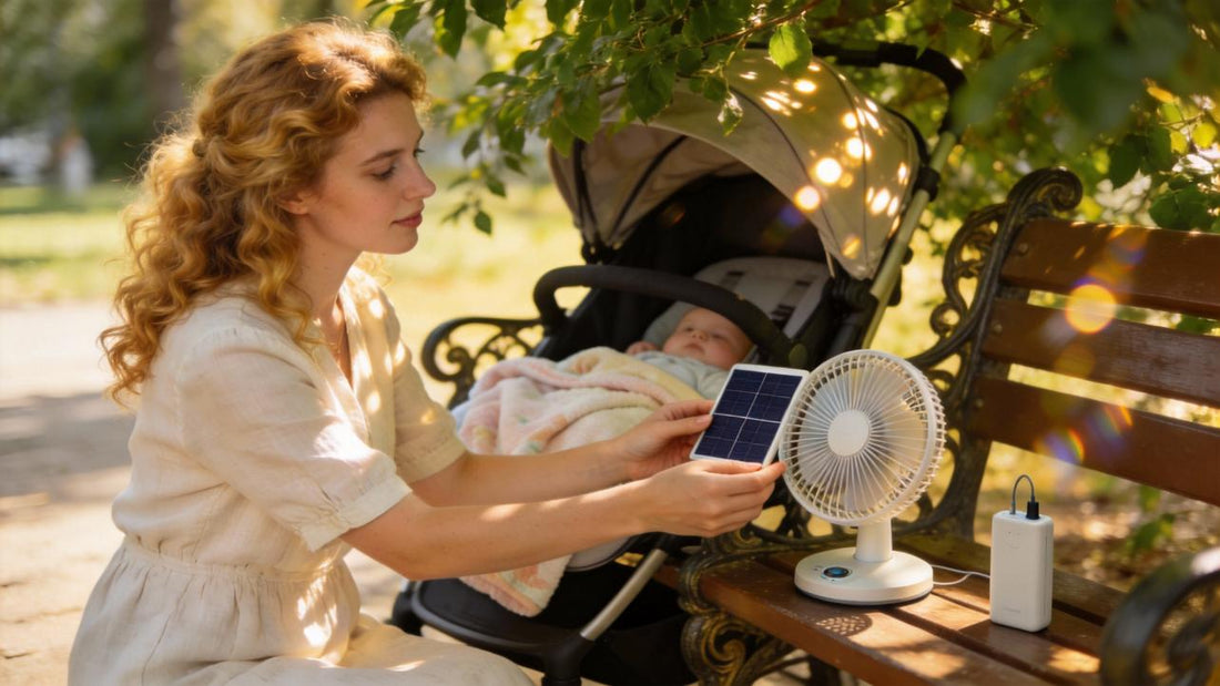 Solar-Powered Stroller Fans: Sustainable Cooling Trends