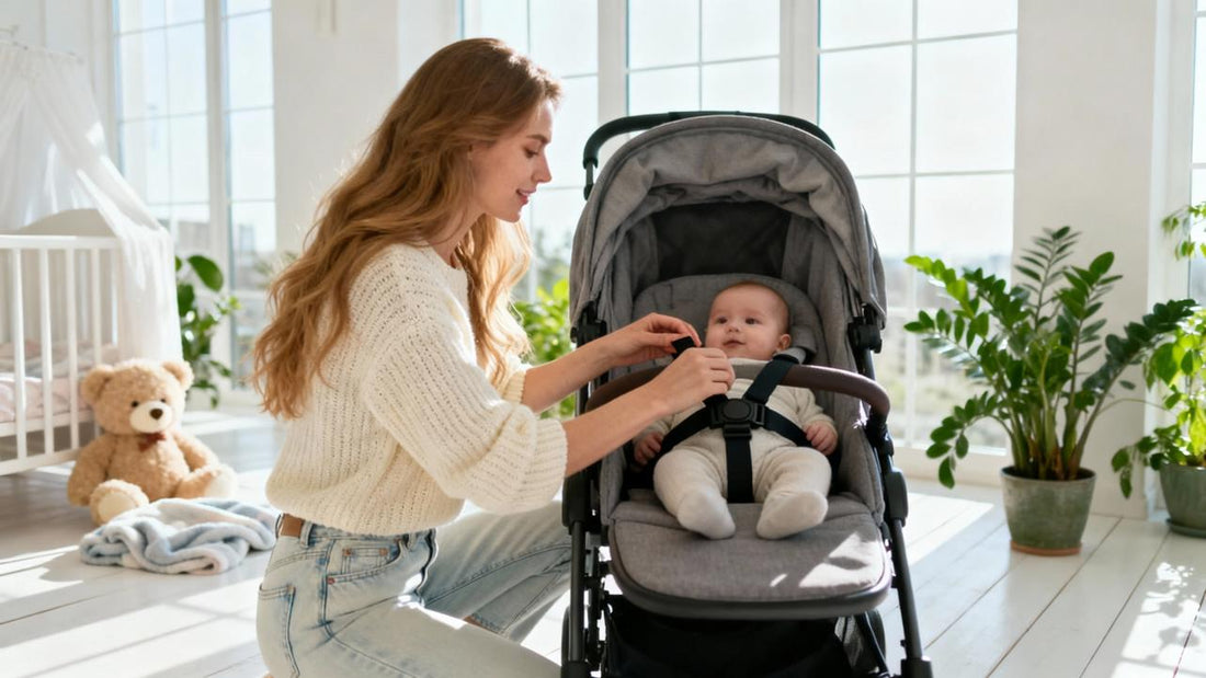 Stroller with Adjustable Harness: Growing with Your Child