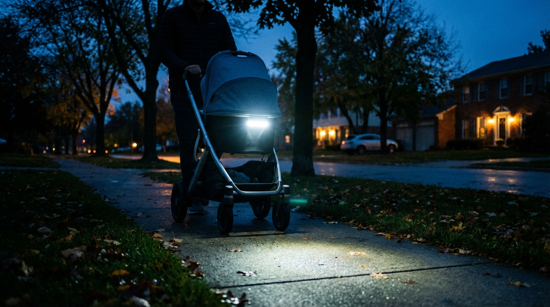 Led Stroller Stroller Lights: Integrated vs. Clip-on Systems Guide – Sianldcone