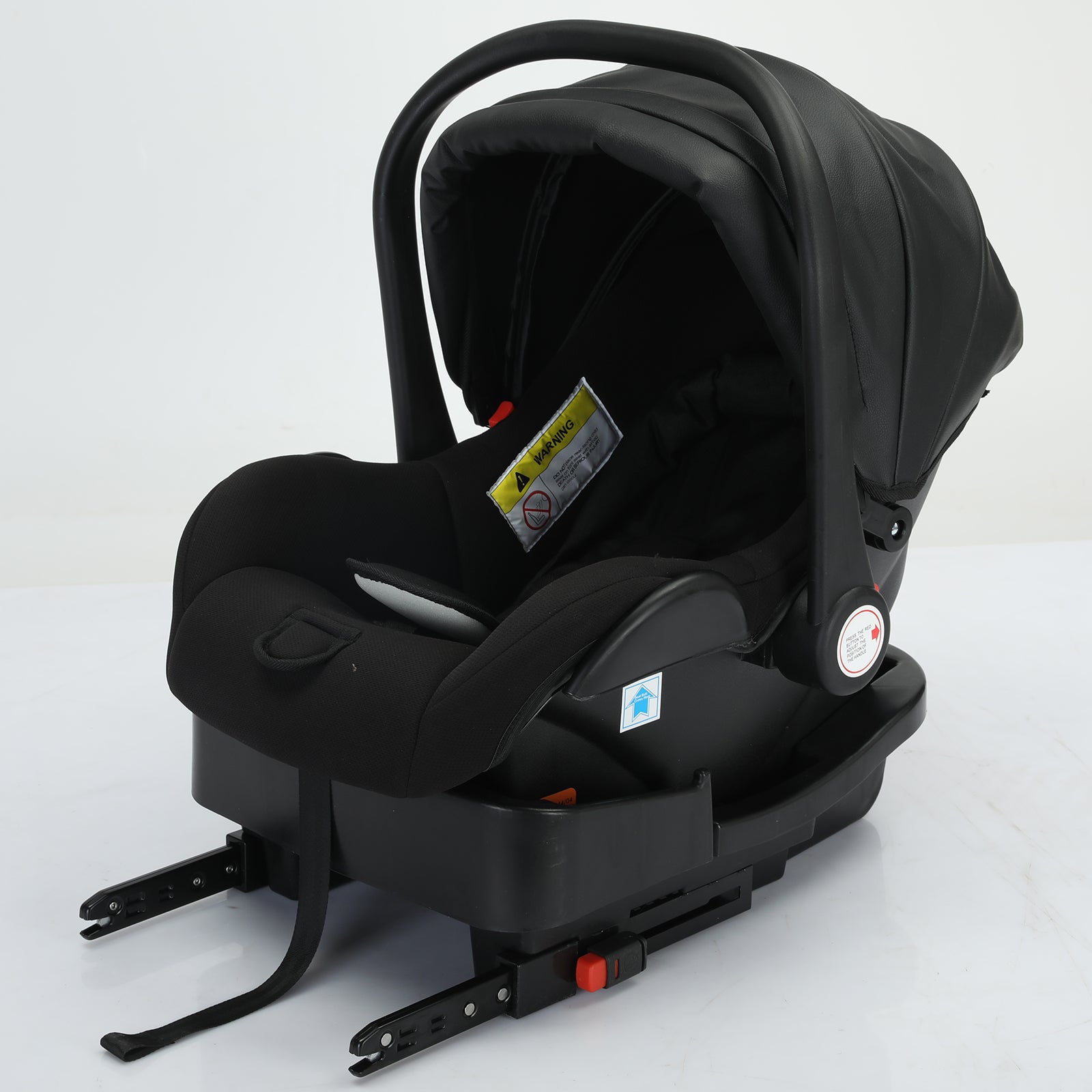 Sianldcone R518 Car Seat with Base - Black, Infant car seat