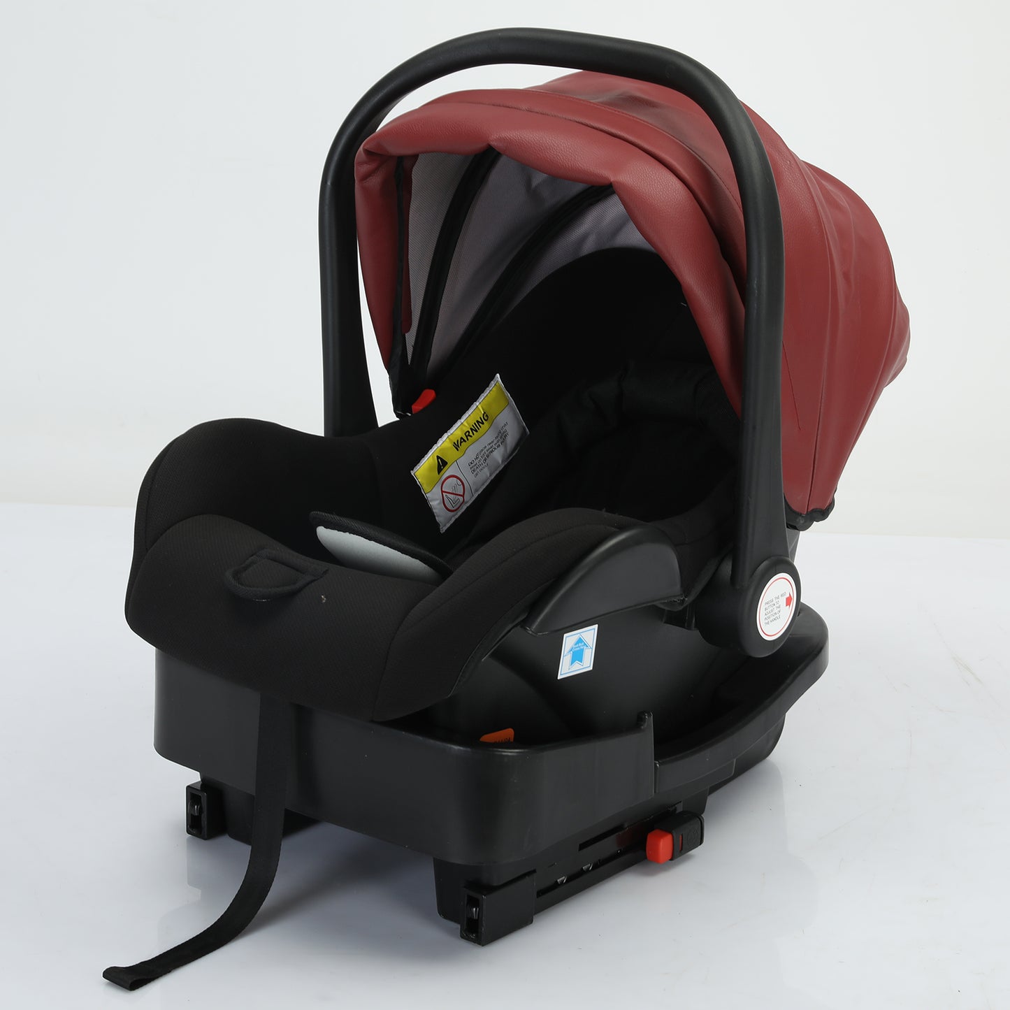 Sianldcone R518 Infant Car Seat with Maroon Canopy