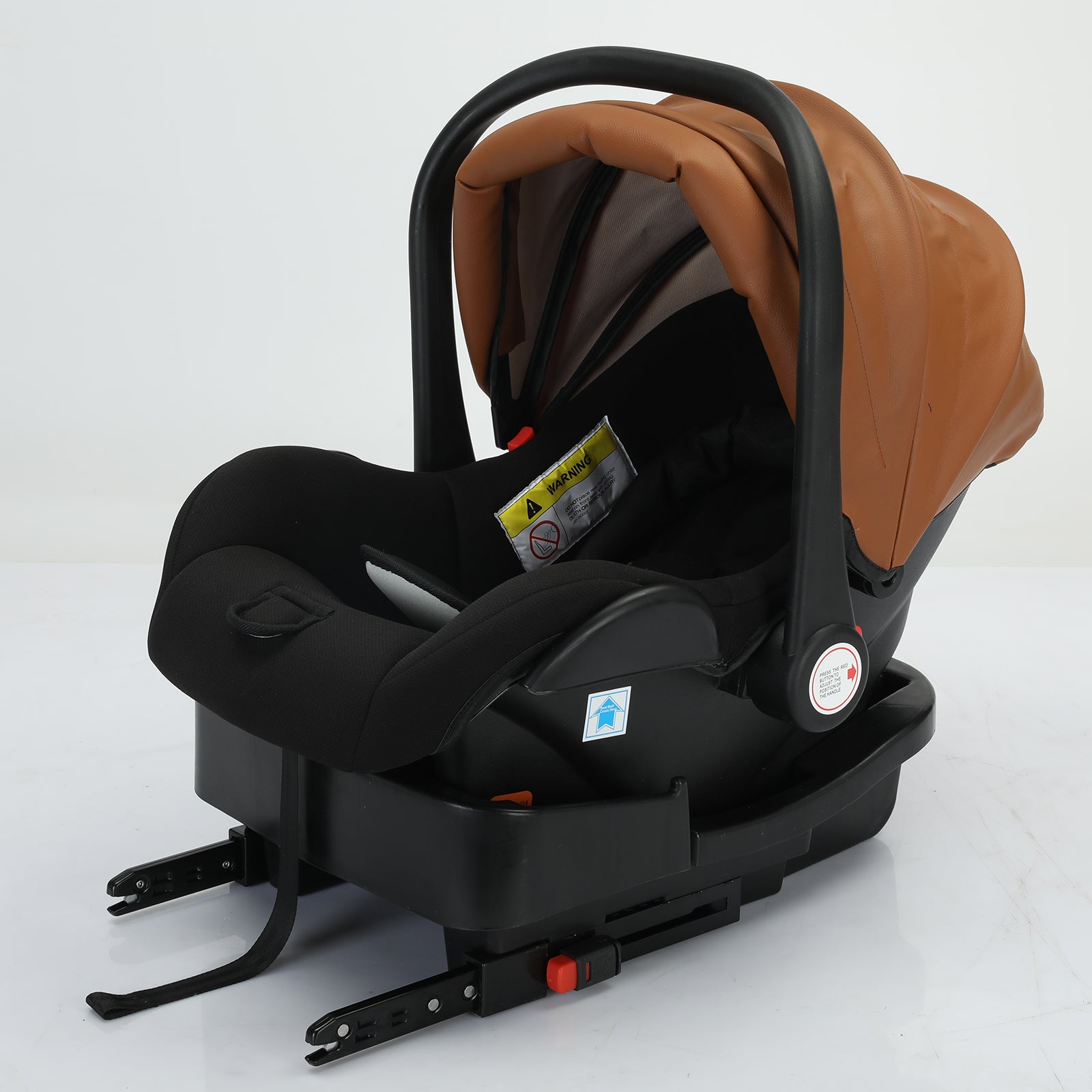 Sianldcone R518 Car Seat with Base - Brown Canopy
