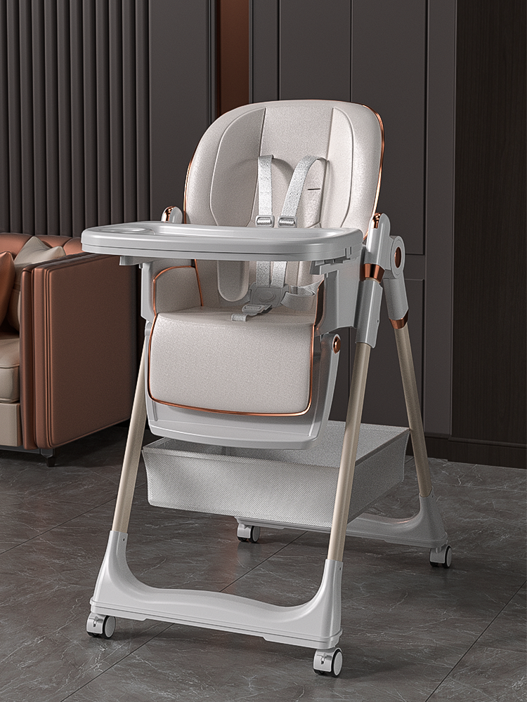 Sianldcone R8122 Baby High Chair - Modern baby high chair with safety features