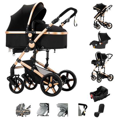 Sianldcone R588 3-in-1 Stroller and Car Seat Combo