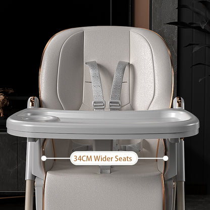 Sianldcone Baby high chair with 34CM wider seats