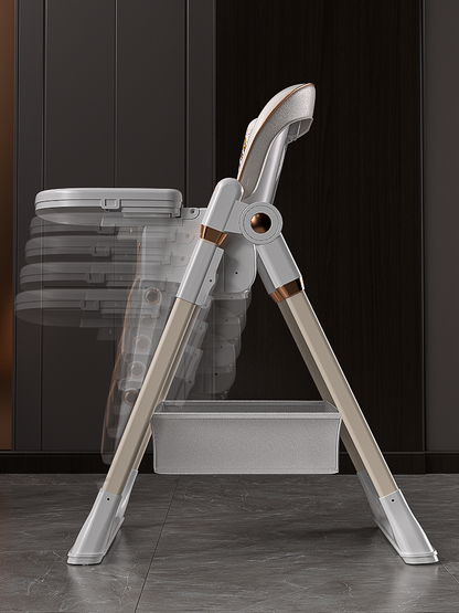 Sianldcone R8122 Baby High Chair - Foldable and Adjustable