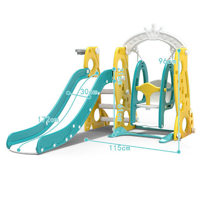 Sianldcone Safety Baby Slide Swing Set - Suitable For Babies Over 6 Months Old