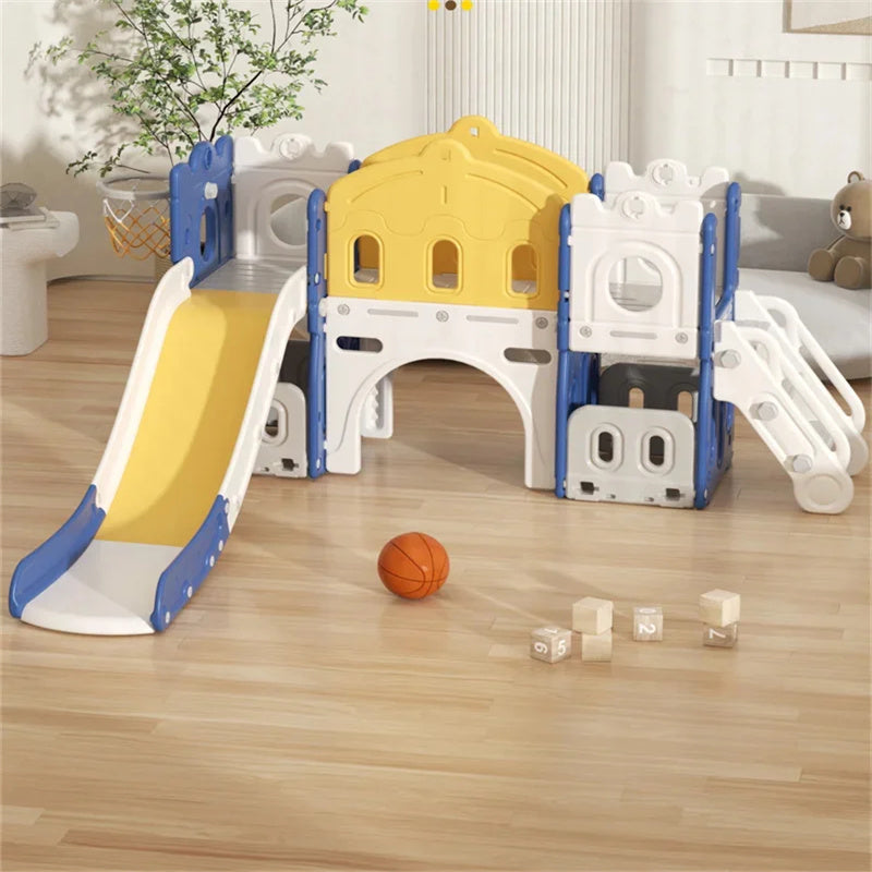Sianldcone Aisle Baby Slide - Colorful and modular playground equipment for children over 3 years old.
