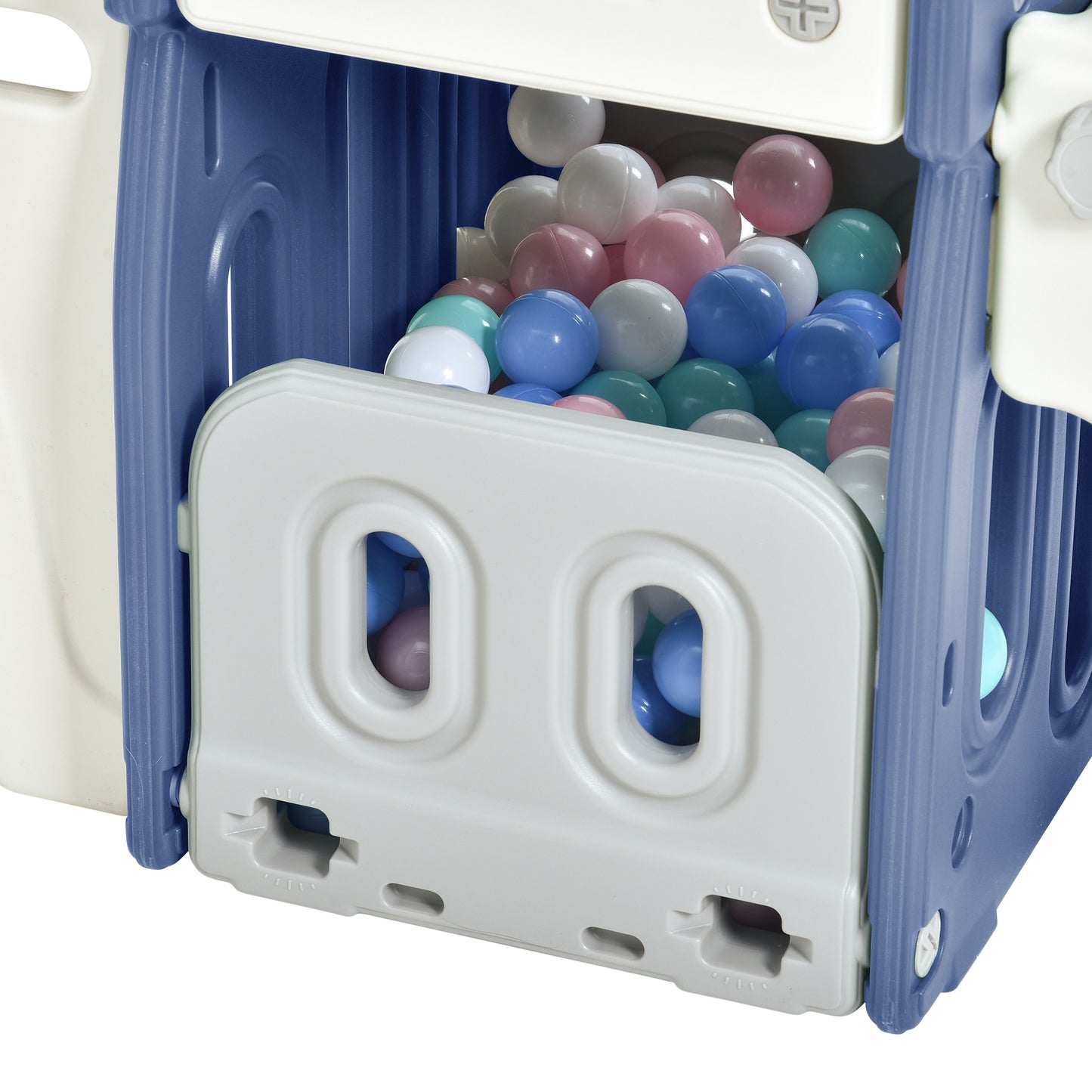 Sianldcone Aisle Baby Slide - Spacious storage compartments to neatly organize toys and personal items.